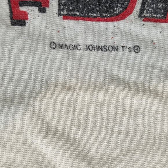 Vintage 1992 Chicago Bulls DouBull TrouBull Tee XL Ritz Magic Johnson T’s - Picture 11 of 11